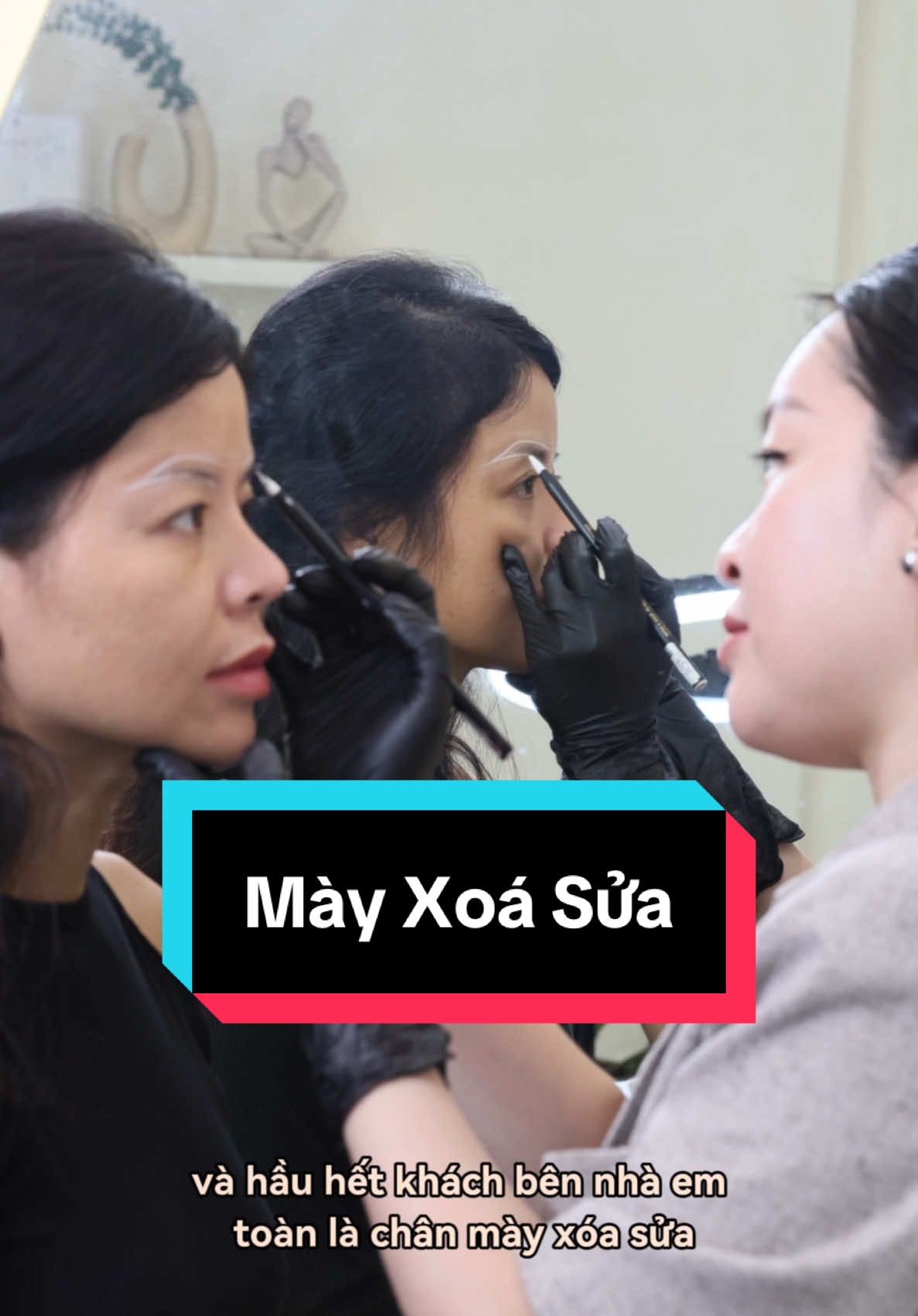 Lý do Chân mày Xoá sửa không nên làm lại Sợi #phunxamthammy #vienthammyrica #hairstroke #phunmay #hocphunxam 