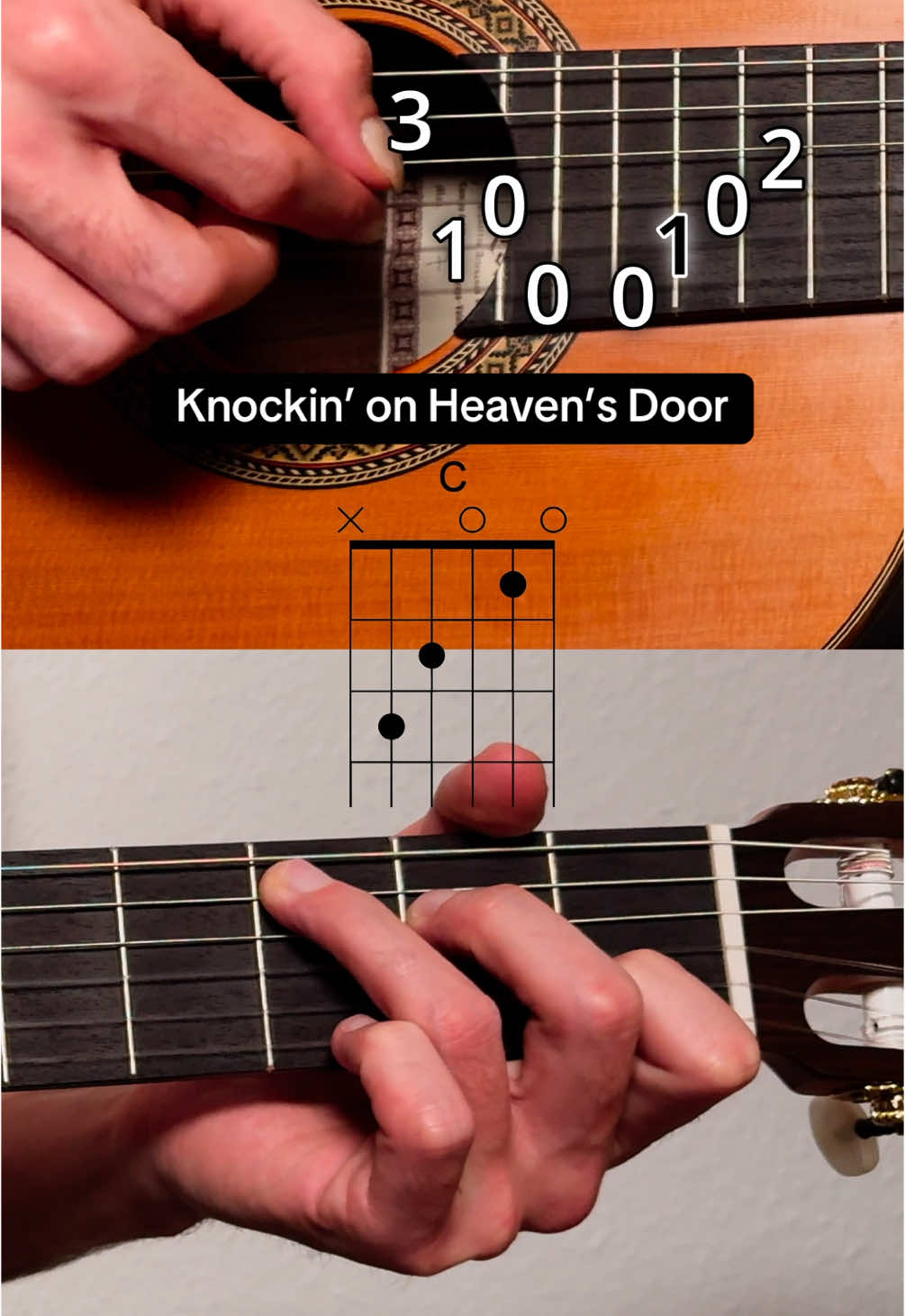 Knockin’ on Heaven’s Door guitar tutorial for beginners #guitar #tutorial #LearnOnTikTok #knockingonheavensdoor #gunsnroses #bobdylan #acoustic #easy #beginner #guitartok 