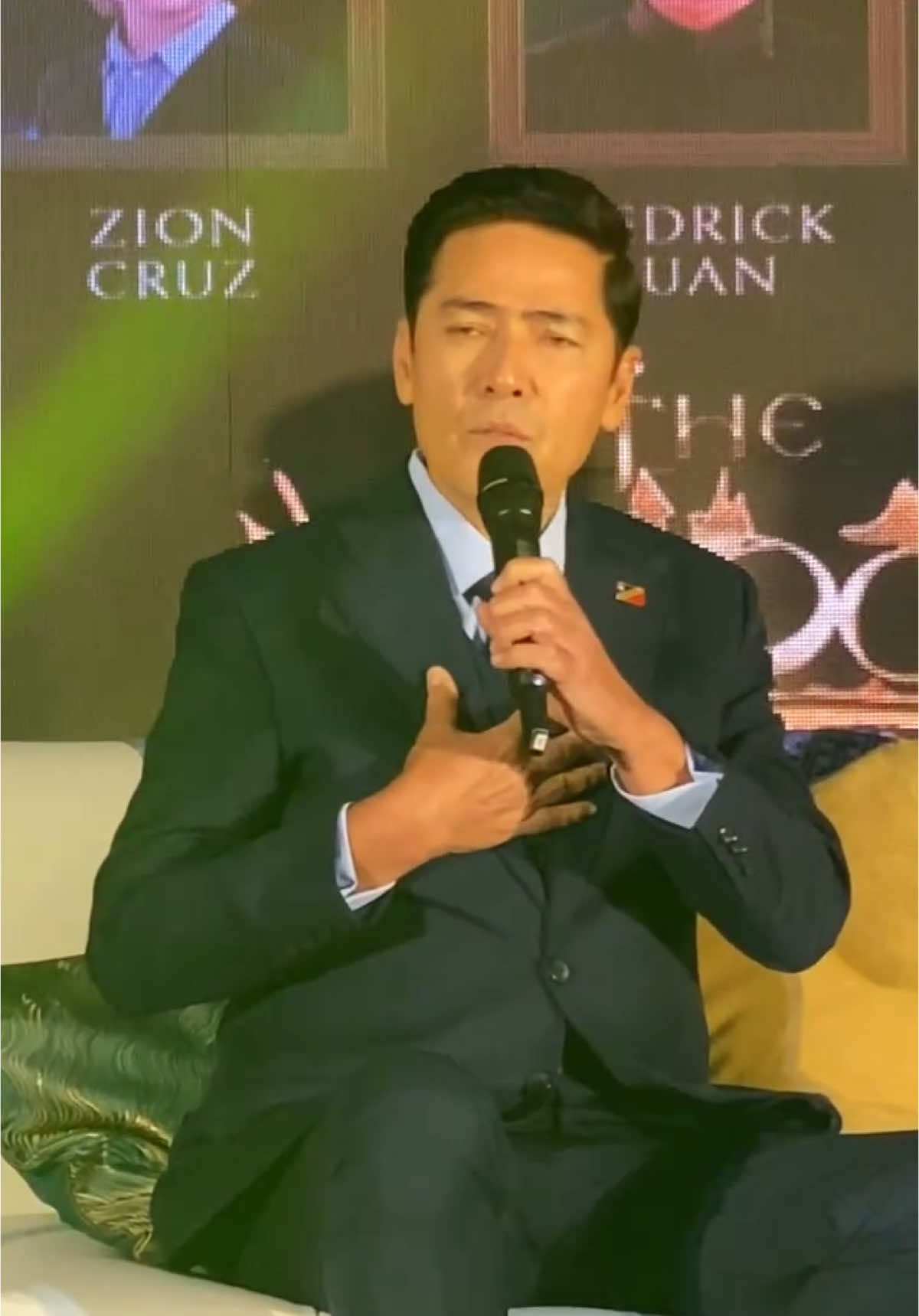 Filipino actor and comedian Vic Sotto at “The Kingdom” — State of the Kingdom Address Media conference happening at Novotel Manila Araneta City Hotel. #StateOfTHEKINGDOMAddress #VicSotto #SOTKA #MMFF2024 #OrangeMagazinePH #orangemagazinetv #OrangeMagTV #TeamOrange