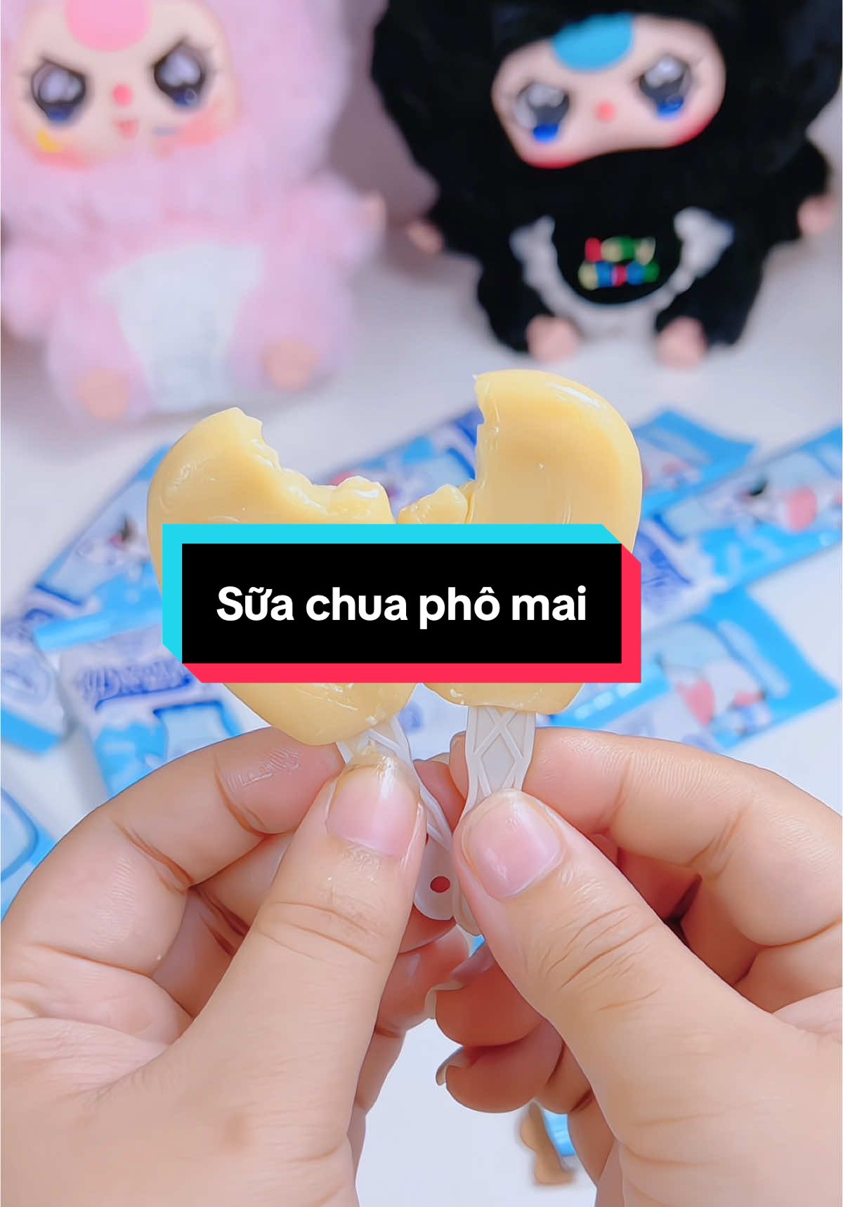 Kẹo sữa chua phô mai #ancungtiktok #food #anvat #candy 