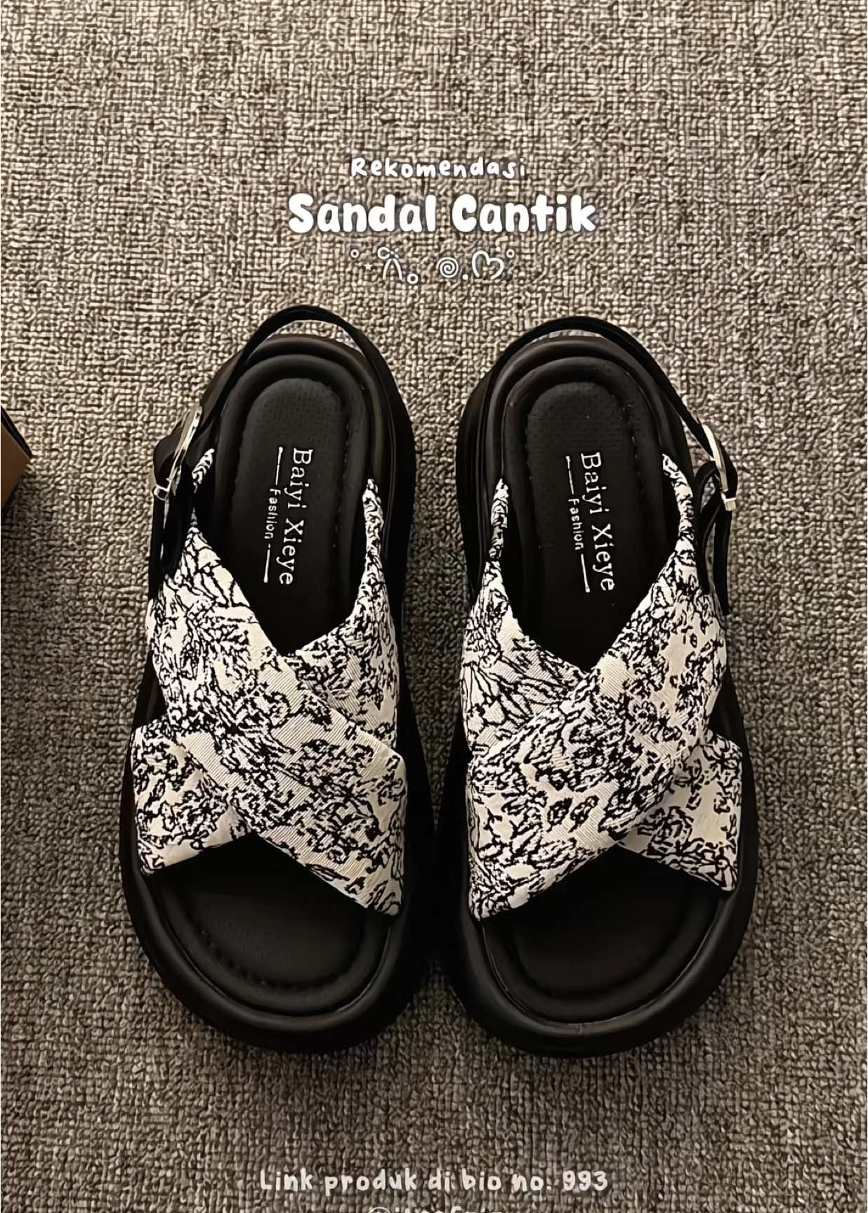 Sandal cantikk ˚⋆𐙚｡.ᡣ𐭩˚ spill lnk di bio no. 993 #sandal #sandalwanita #sandalcewek #sandalcantik #fashion #ootdfashion #ootdinspo #outfitideas #koreanstyle #fypシ゚ #xybca #trending 