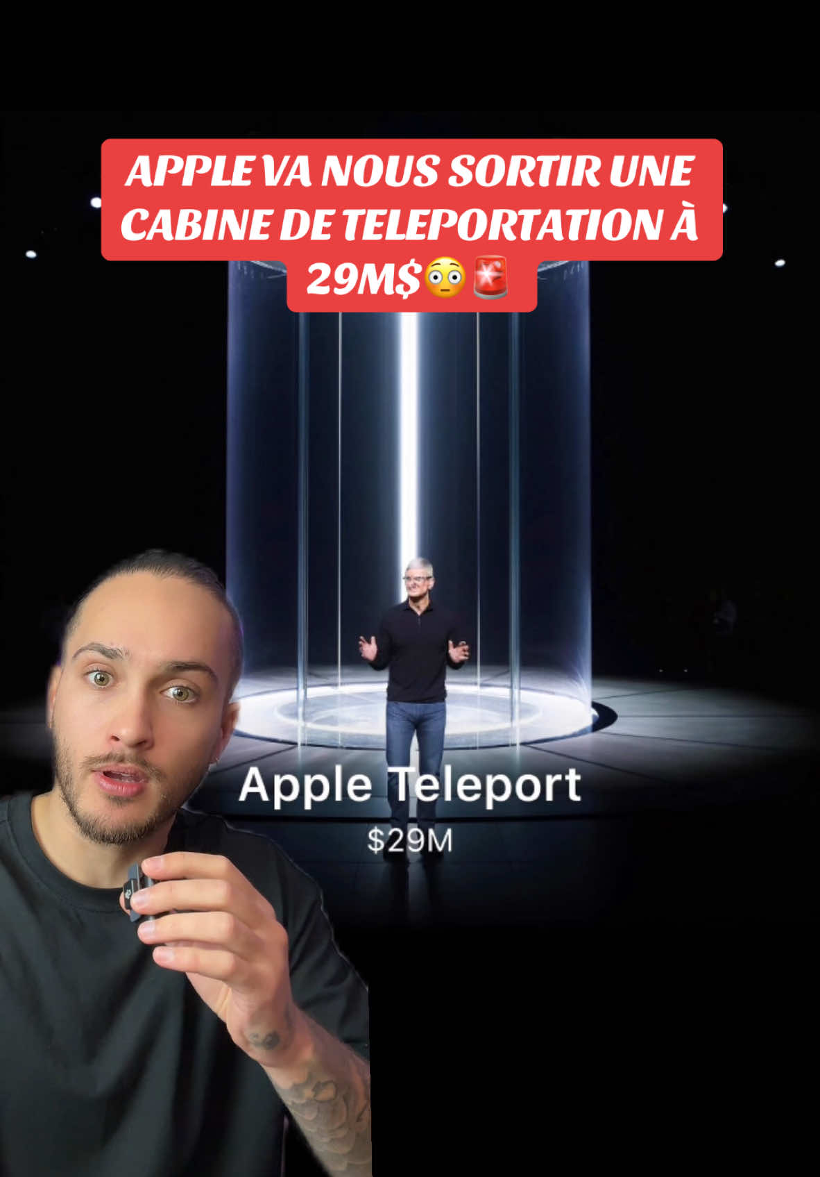 Apple va nous sortir une cabine de téléportation à 29 millions de dollars?😳🚨#mystere #teleportation #apple 