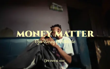 Turning my ambitions into Success coz those who dare to fail miserably achieve greatly! Money Matter now out on all streaming platforms #foryou #OJO 