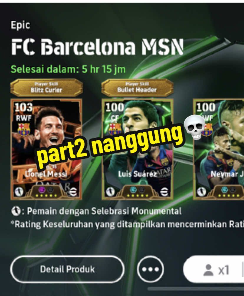 Membalas @ical🐧 nanggung☠️💀 #efootball2024 #konami #efootball #messiblitzculer #pes2021