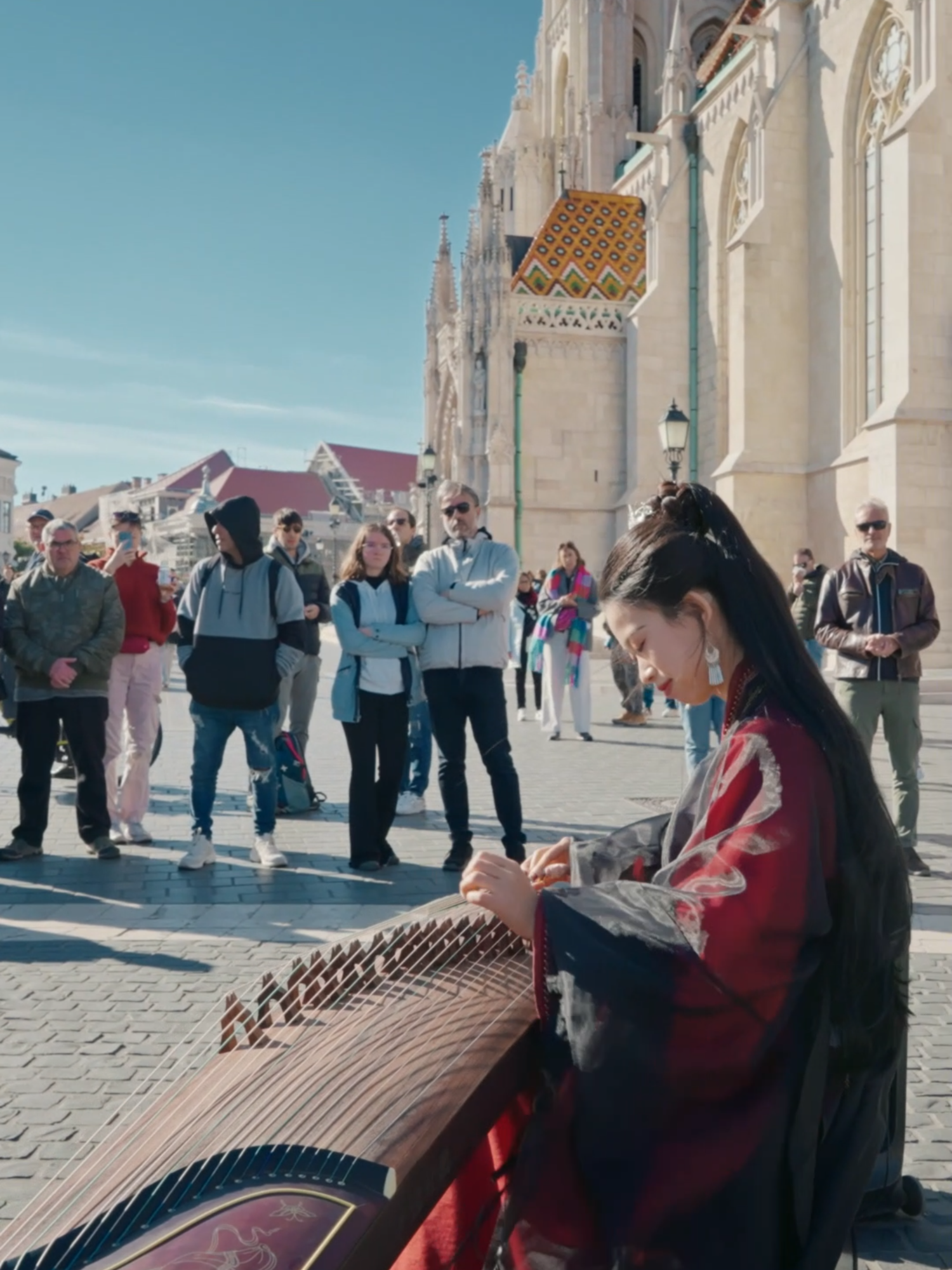 ♥️🌸🌷#zither #guzheng #musica #musician #streetmusician #trendingsong