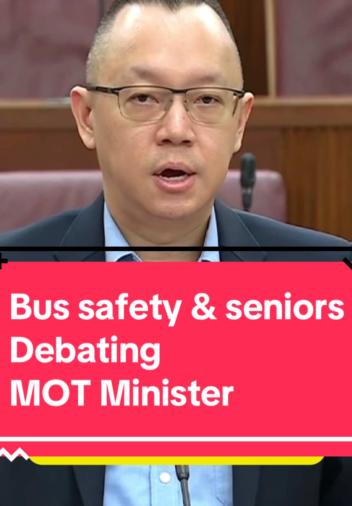 #Bus #safety for seniors: Is MOT learning from #healthcare & #alliedhealth professionals? How do we make buses safer, especially for #commuters amidst an ageing society with more #seniors? MP Saktiandi Supaat had asked a Parliament Question to MOT, and I joined in the Supplementary Questions too. I asked MOS Murali Pillai if MOT's stakeholder consultations had reached out to healthcare professionals who work with older Singaporeans, and may bring important insights — e.g. Geriatricians, physiotherapists, occupational therapists. You can watch our Q&A exchange in the video. Video credit: Mediacorp @Ministry of Transport✨ @Chee Hong Tat @Murali Pillai @Land Transport Authority #parliament #sgtiktok #tiktoksg #fypsg