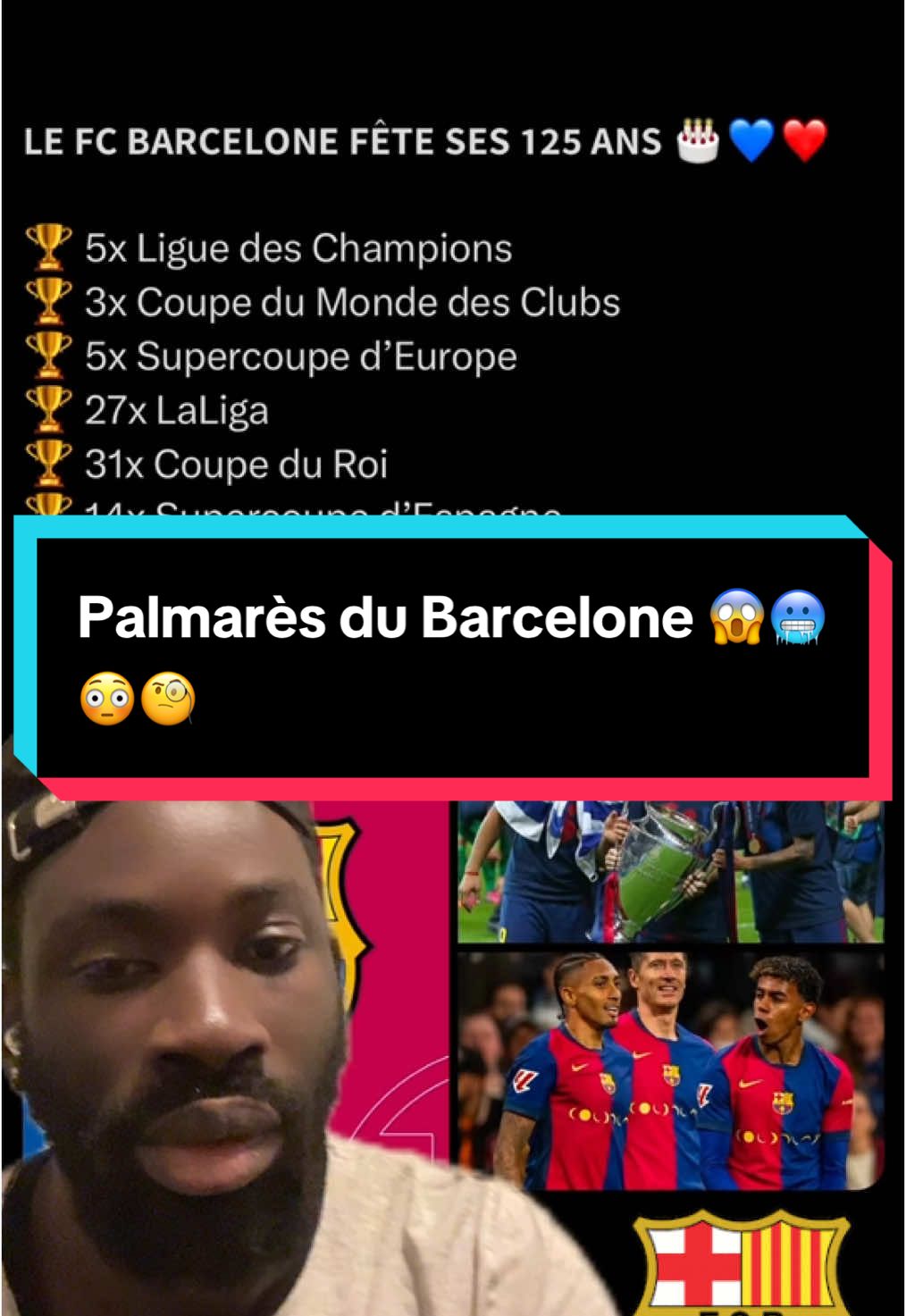 Palmarès du Barcelone 😱🥶😳🧐