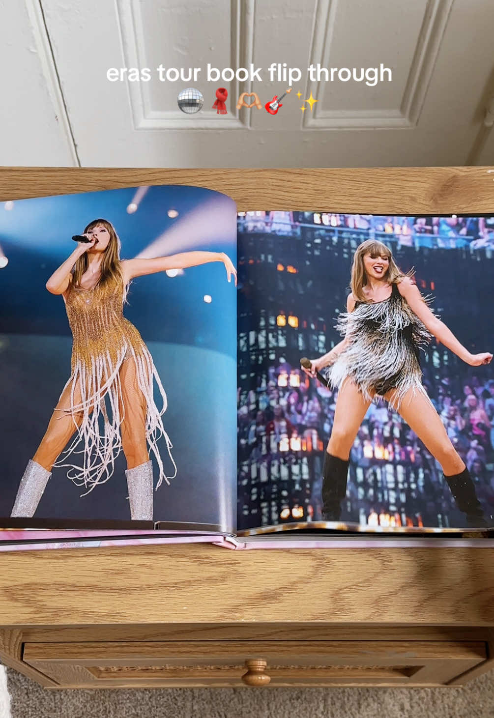 A flip through of The Official Taylor Swift The Eras Tour Book 🫶🏼  #taylorswift #erastour #erastourbook #theerastour #taylorsversion #taylornation #taylorswifterastour #taylorswifttok #swifttok #swiftie #blackfriday 