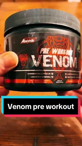 Venom pre workout #preworkout #preworkoutvibes 