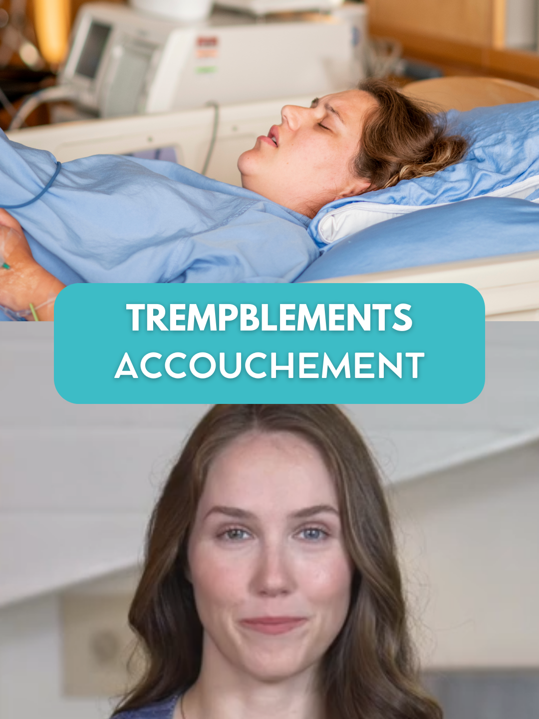 Des tremblements après ou pendant l'accouchement ?! Eh oui ça existe... Vous n'êtes pas seule.    👉 Télécharge mon guide 