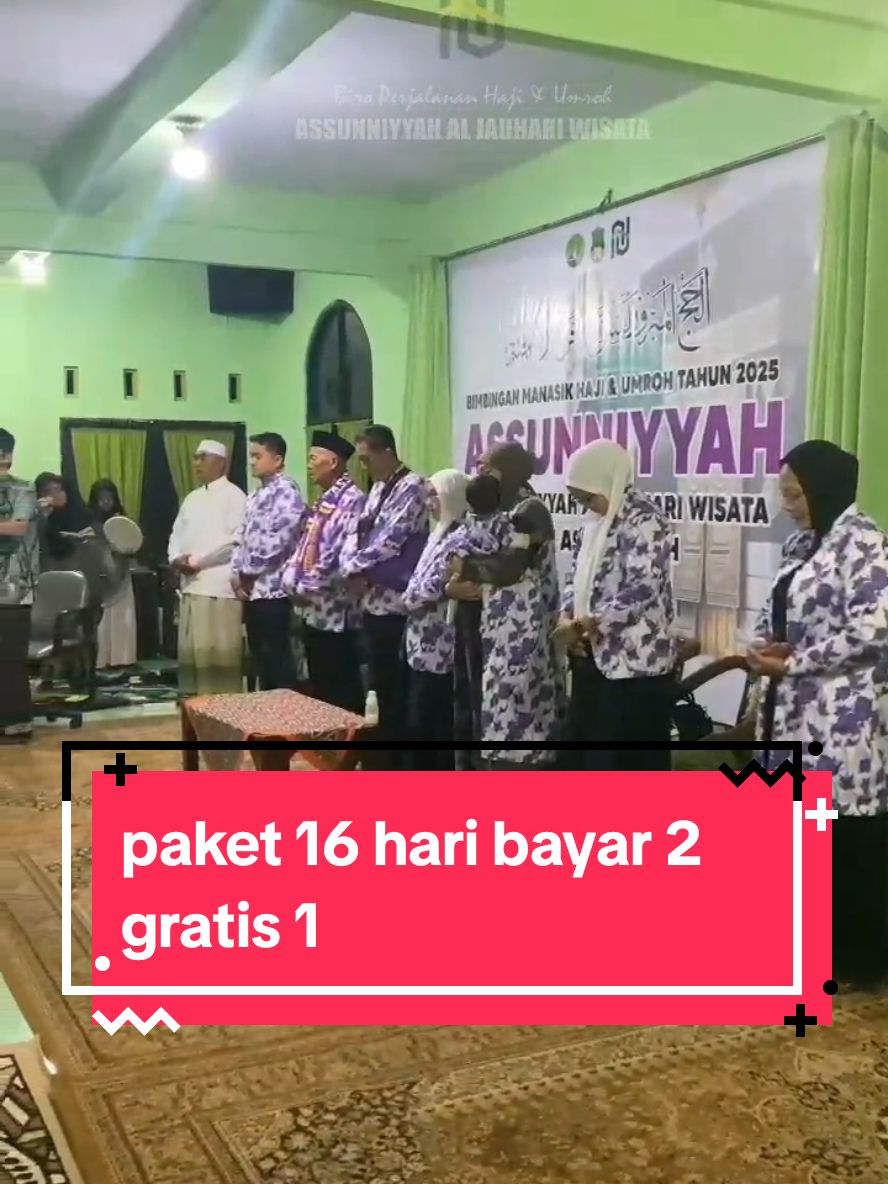 pt Assunniyyah selalu berikan yang terbaik untuk masarakat yang pingin ibadah umroh bayar 2 gratis 1 program unggulan kami hub 081336655081 #umrohmurah #ptassunniyyahaljauhariwisata #kencongjemberjatim #superhemat #layananhajiumrah 