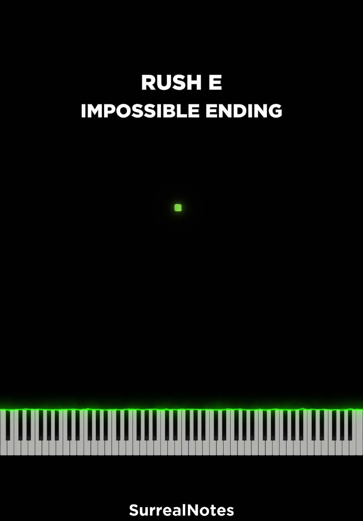 🟢 Rush E With Impossible Ending #piano #pianotutorial #pianomusic #pianocover #rushe #rusheimpossible 