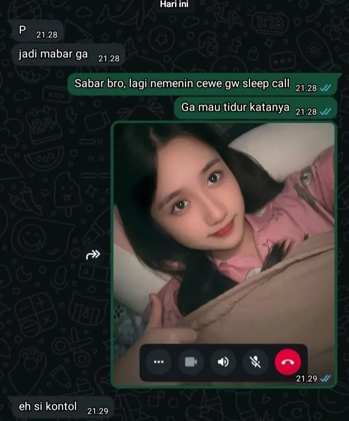 Lagi nemenin ayang sleep call🥰 @Cathleen Nixie  #cathyjkt48 #cathleennixie #jkt48cathy🐊 #cathleennexus #gen11jkt48 #fjkt48 #jkt48 #jkt48newera #foryou #tren #fyp #bismilahfyp 