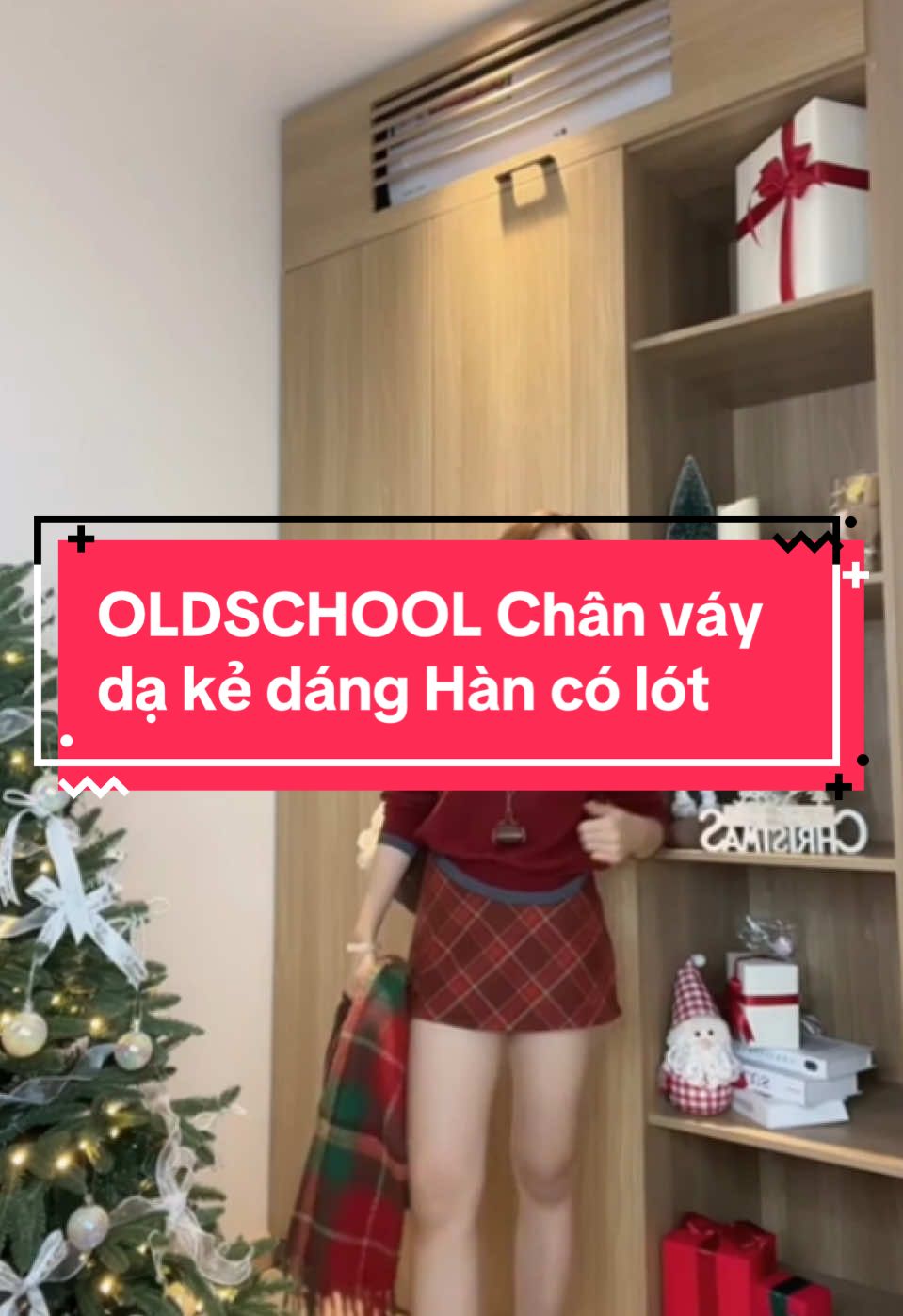 OLDSCHOOL Chân váy dạ kẻ dáng Hàn có lót #nguyenhuyenclothing90 #thoitrang #thoitrangnu #chanvay #chanvayxinh #chanvayngan #chanvaycongso 