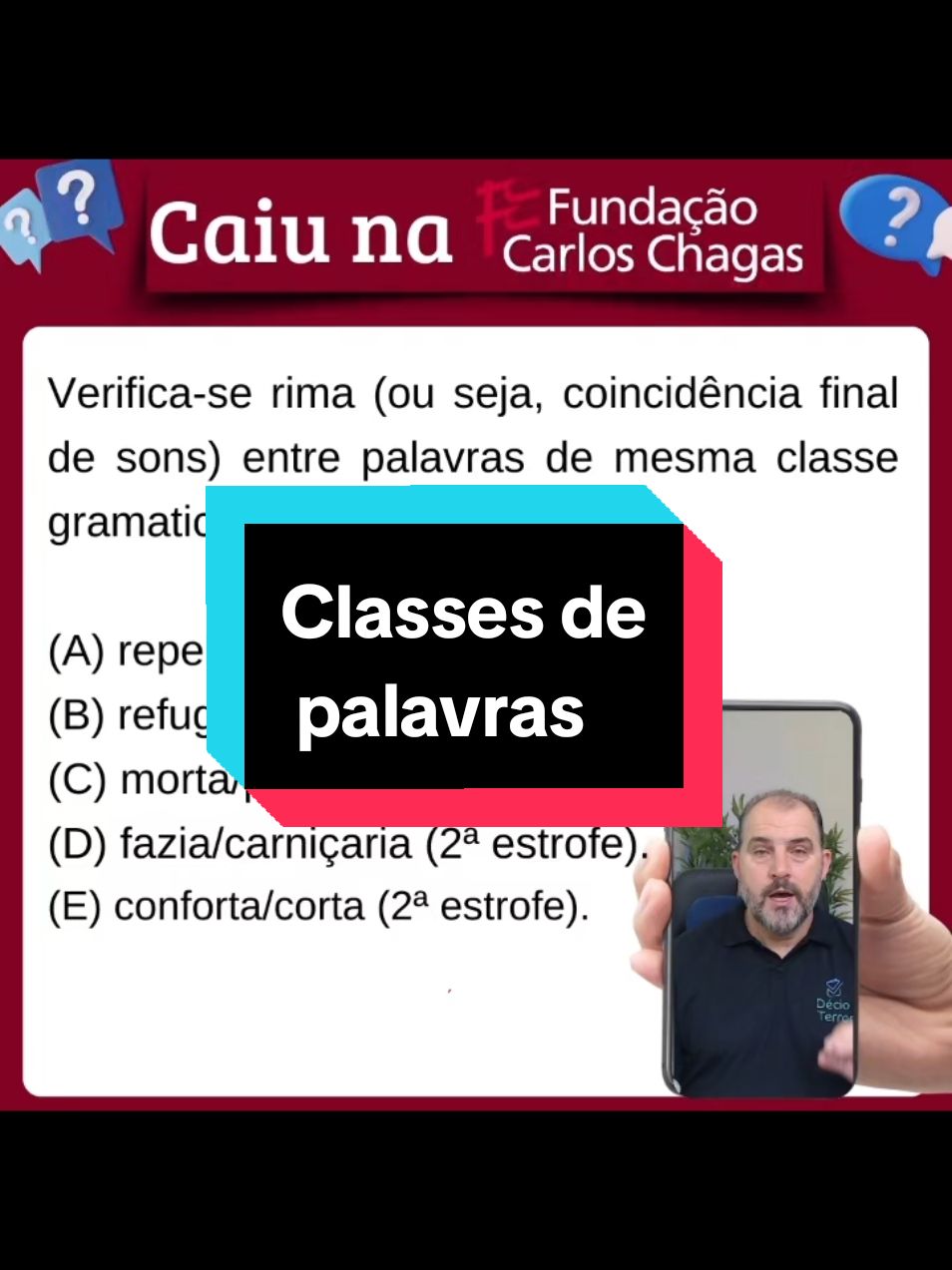 Caiu na banca FCC e eu comento aqui para você 😉  #concursospublicos #concursos #português #portuguesparaconcursos 