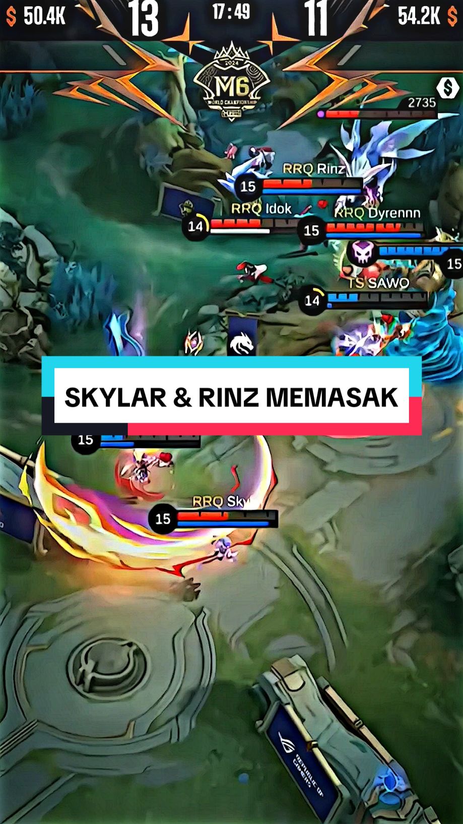 Duo mid sedang memasak🔥 #MLBBM6 #MLBBM6TorchRelay #GreaterThanEver #rrqskylar #rrqrinz #m6worldchampionship #mobilelegends_id 