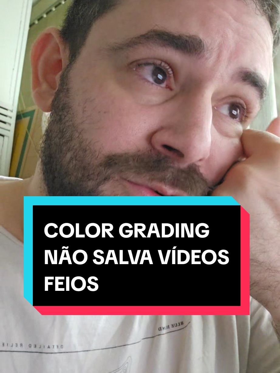 Color grading não salva vídeo mal filmado #colorgrading #fotografia #filmagem #audiovisual #videomaker #filmmaker 