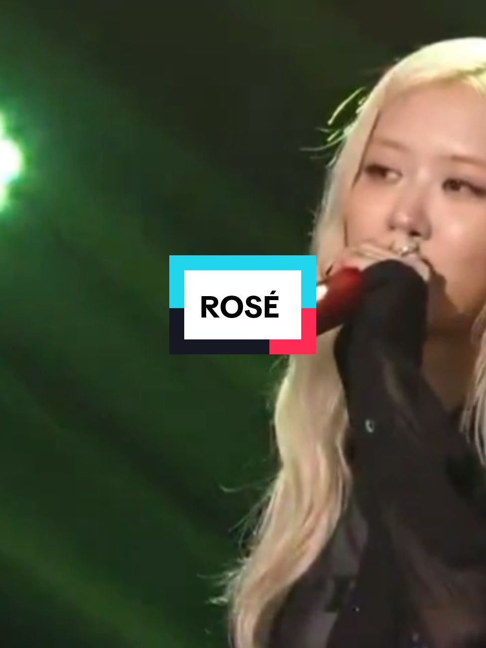 ROSÉ PERFORMING “NUMBER ONE GIRL” ON THE SEASONS: LEE YOUNGJI’S RAINBOW#blink #blackpink #fypシ #ROSÉ 