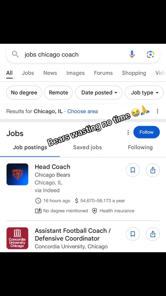 I just applied 🙏 #bears #chicago #football #nfl #application #coach 