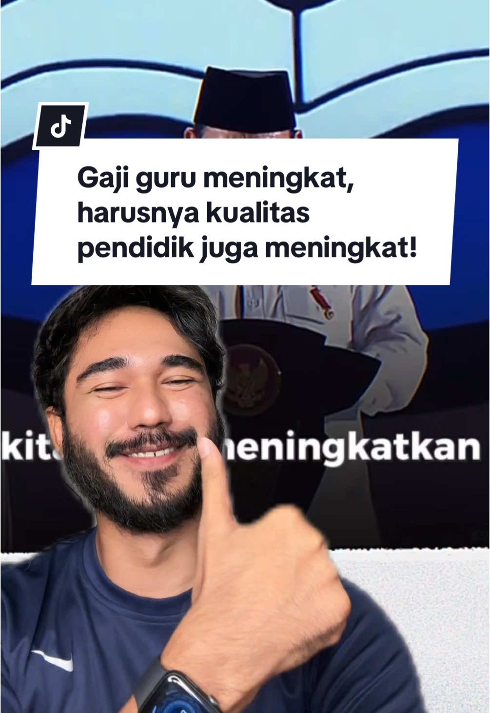 Tp guru guru banyak yg anak abah gasiiiieehhhh wkwkwk bcandaaa 🤣  Mantep pak prabowo! Gw juga kadang miris liat nasib guru, termasuk guru honorer. Kalo gaji makin naik harusnya makin semangat dong ngajarnya. Bukan leha leha makan gaji buta trus siswa di suruh kerjain lks sampe mampus. Wkwkwk #guru #guruhonorer #prabowo #presidenprabowo #prabowosubianto 