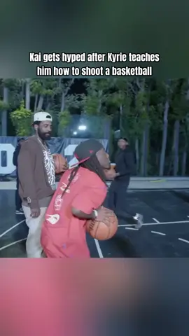 Nah getting hooping lessons from kyrie is too tuff🔥#kyrieirving #kaicenat #kaicenatclips #fypp #fyp 