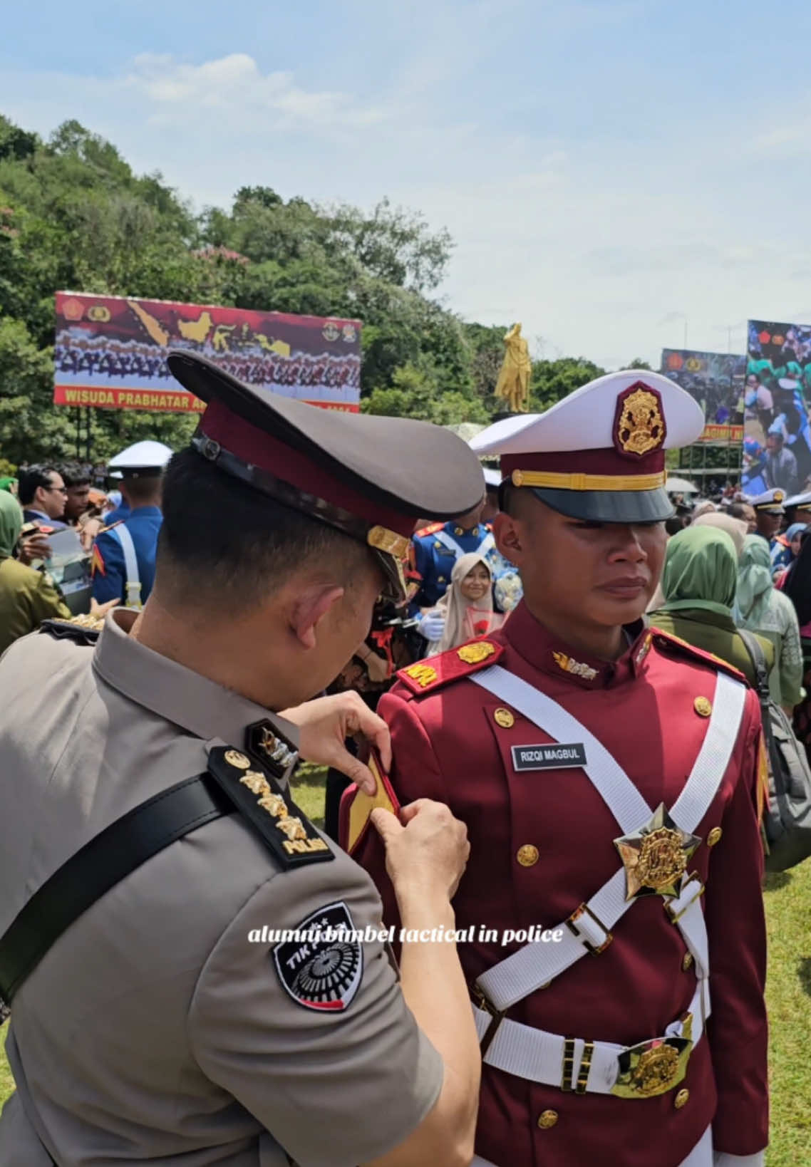 Selamat kepada alumni bimbel Tactical in Police angkatan 6 RIZKI MAQBUL atas kelulusan dan kenaikan pangkat dari Caprabhatar ke Pabhathar taruna akpol Edit by Naia Sabrina #wisjurakpol #wisjurakpol2024 #wisjur2024