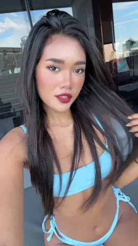 I luv blue bikini 🫶🏻#thaigirl #fyp 