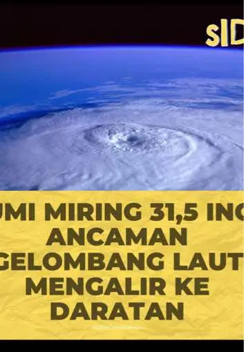 Perubahan cara planet berputar disebabkan oleh pemompaan air tanah, yang dampaknya jauh lebih besar dari yang diperkirakan. Akibatnya, permukaan laut naik 0,24 inci dalam kurang dari 20 tahun dan Bumi miring 31,5 inci. Penelitian ini diterbitkan di jurnal Geophysical Research Letters yang membahas dampak perubahan pada rotasi Bumi dan distribusi air. Penelitian ini mengacu pada studi 2016 yang pertama kali mengemukakan ide tersebut dan menjadi berita buruk bagi iklim karena mempengaruhi kenaikan permukaan laut. Hasilnya menemukan bahwa pergerakan air dari barat Amerika Utara dan India barat laut paling signifikan, sementara pemompaan air di garis lintang menengah paling memengaruhi rotasi Bumi. Penelitian terbaru di 2024 ini menyebutkan bahwa mencairnya es di kutub dapat mengubah putaran Bumi. Source : Sindo News