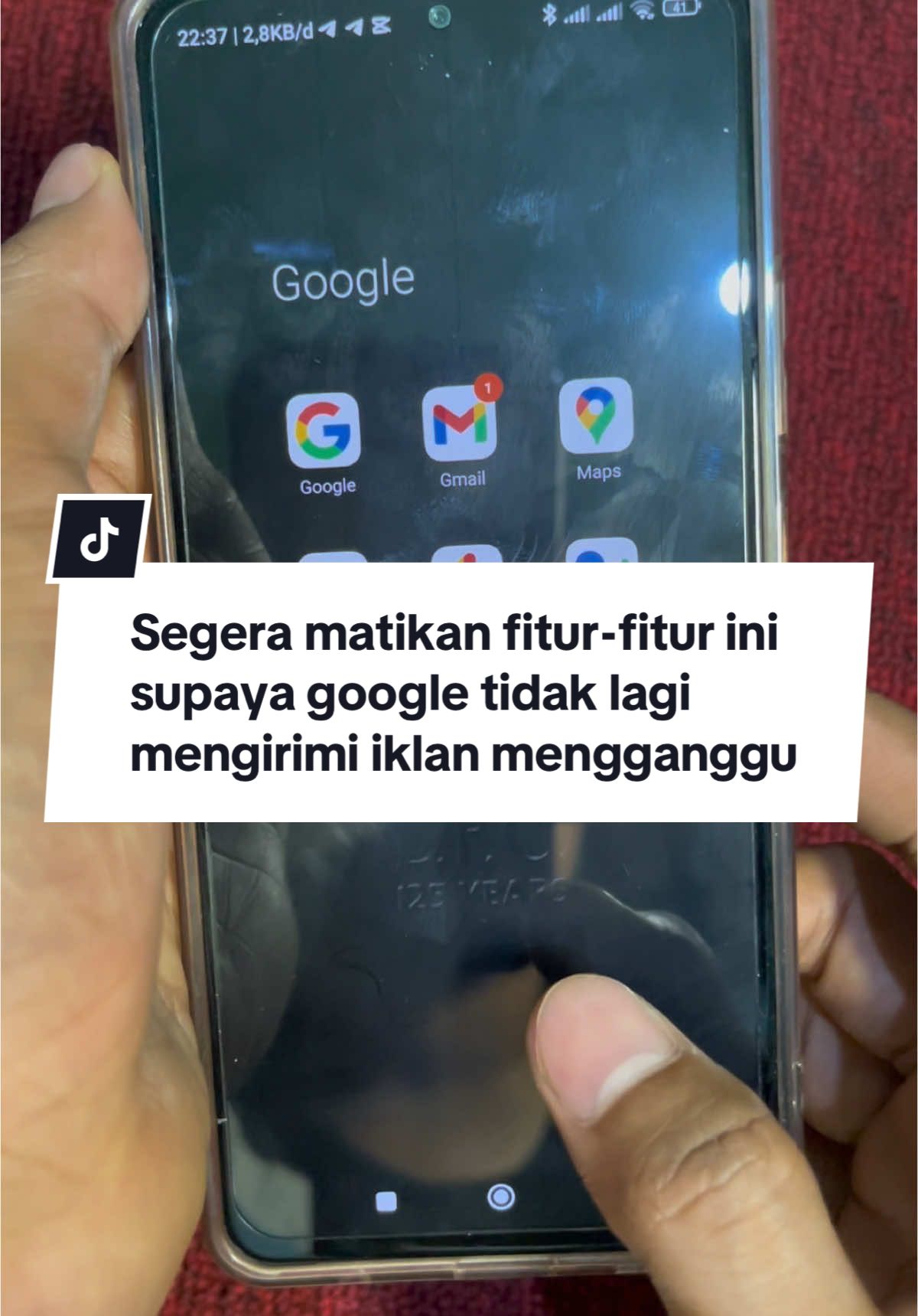 Segera matikan fitur ini supaya google tidak lagi mengirimi iklan mengganggu. #edukasi #tips #tipsandtricks #iklan 