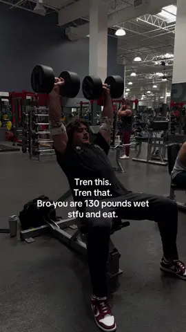 Mf these days (I’m mf) #tren #gym #GymTok #GymLife #gymrat #gymmotivational #gymmotivation #gymbro #gymjokes 