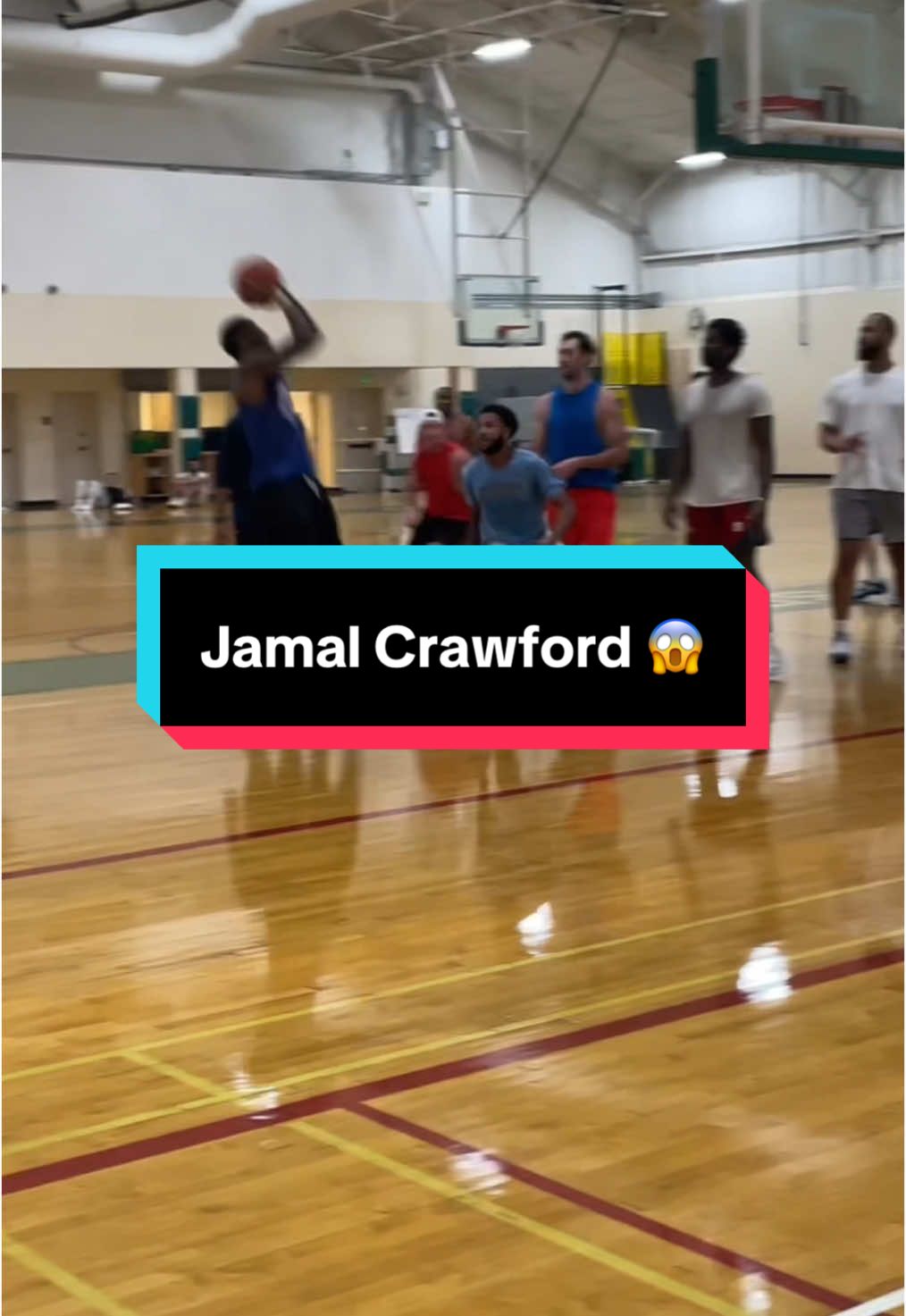 Jamal Crawford is officially the biggest trash talker out there 🤣😭 #fyp #NBA 