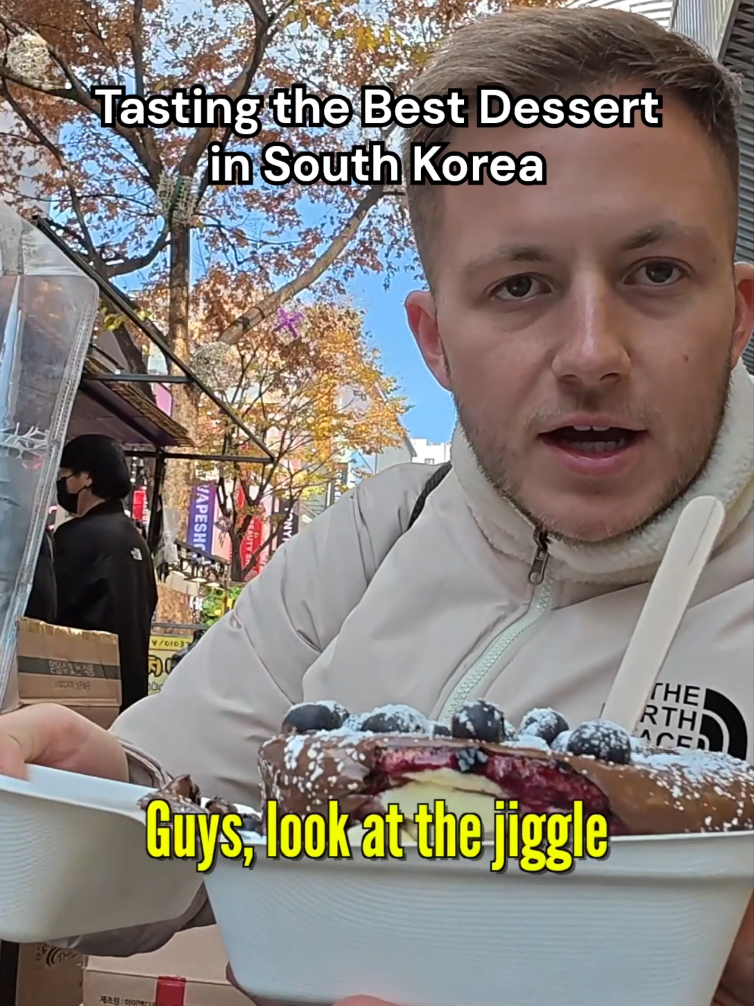 Tasting the Best Dessert in South Korea 🇰🇷 #southkorea #seoul #southkorea🇰🇷 #myeongdong