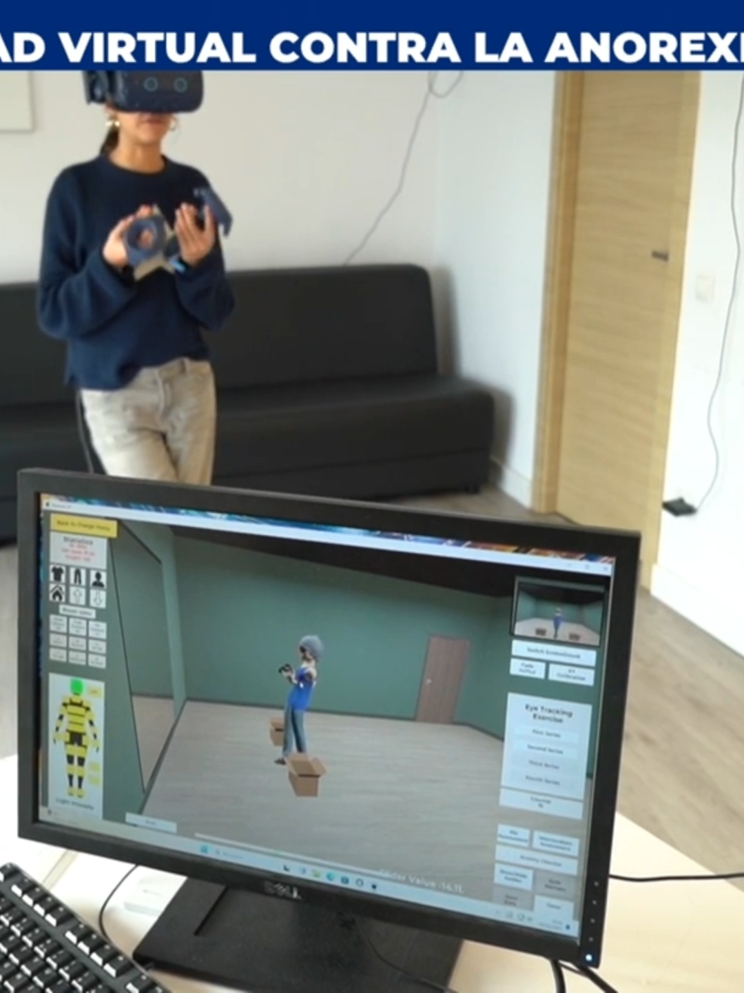 Terapias con inteligencia artificial para tratar trastornos de conducta alimentaria: consiste en un avatar que tiene las mismas medidas que el paciente para identificar la alteración de la imagen corporal #noticiastiktok #noticias #news