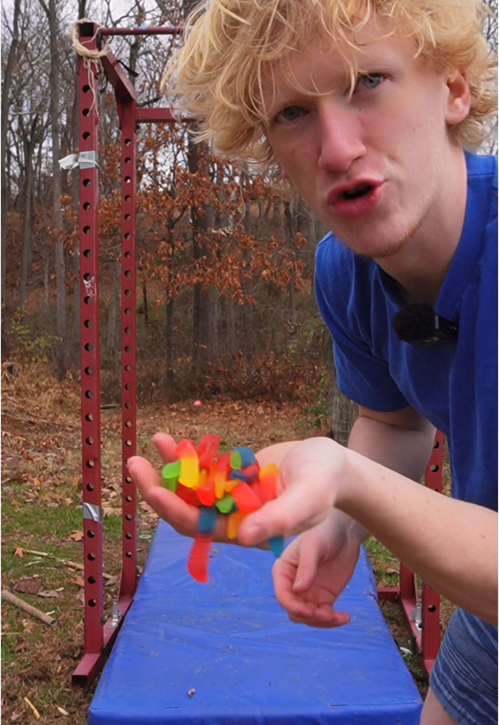 How Many Gummy Worms Can Hold A Human? #fyp 