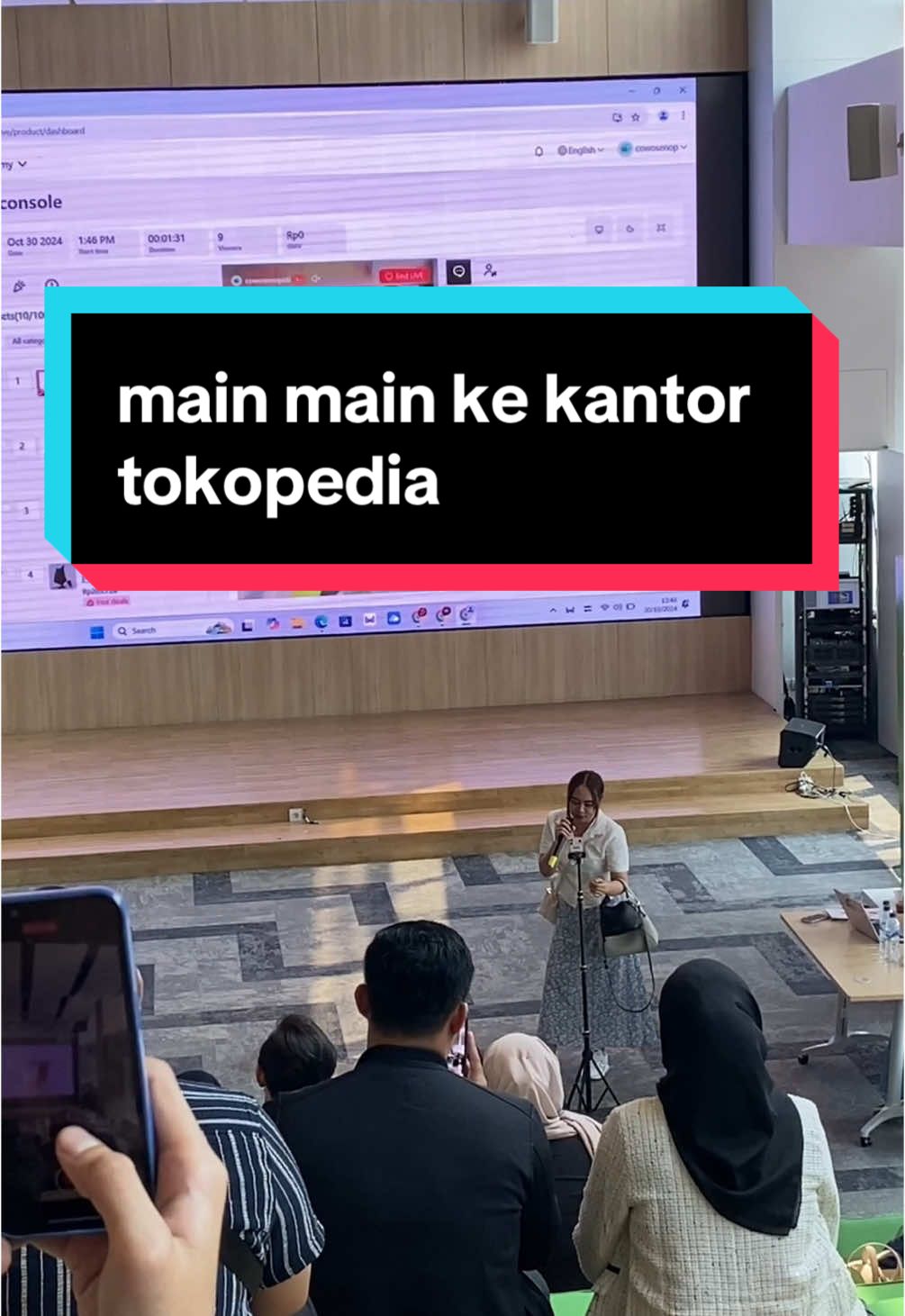 a day in my life edisi seru-seruan main di kantor tokopedia check🤗 #adayinmylife #Vlog #minivlog #adayinmylifevlog #tokopedia #fyp #xzyabc 