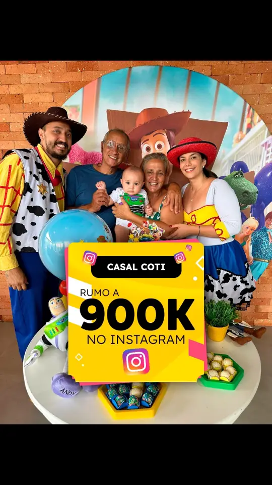 Nos ajudem a chegar aos 900mil seguodres no instagram pessoal ❤️, nosso instagram @casalcoti