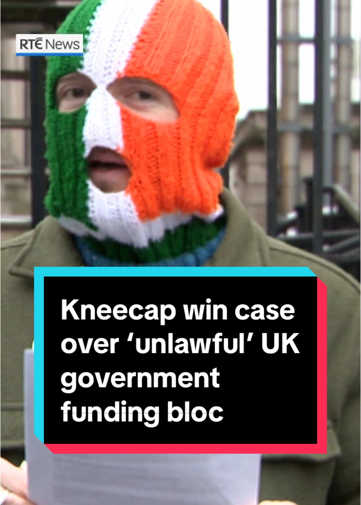 Irish language rap group Kneecap has won its discrimination case over a decision by former Conservative minister Kemi Badenoch to refuse them funding. Ms Badenoch refused to give them an arts grant while a minister in the previous Tory government in Britain. In a statement, the UK’s Department of Business and Trade said it would no longer be contesting the case. Under the terms of the settlement, it agreed that the original decision had been “unlawful and procedurally unfair”. Kneecap said the case had never been about money, but about equality. 📲#rtenews #kneecap #uk #irishnews #ireland 