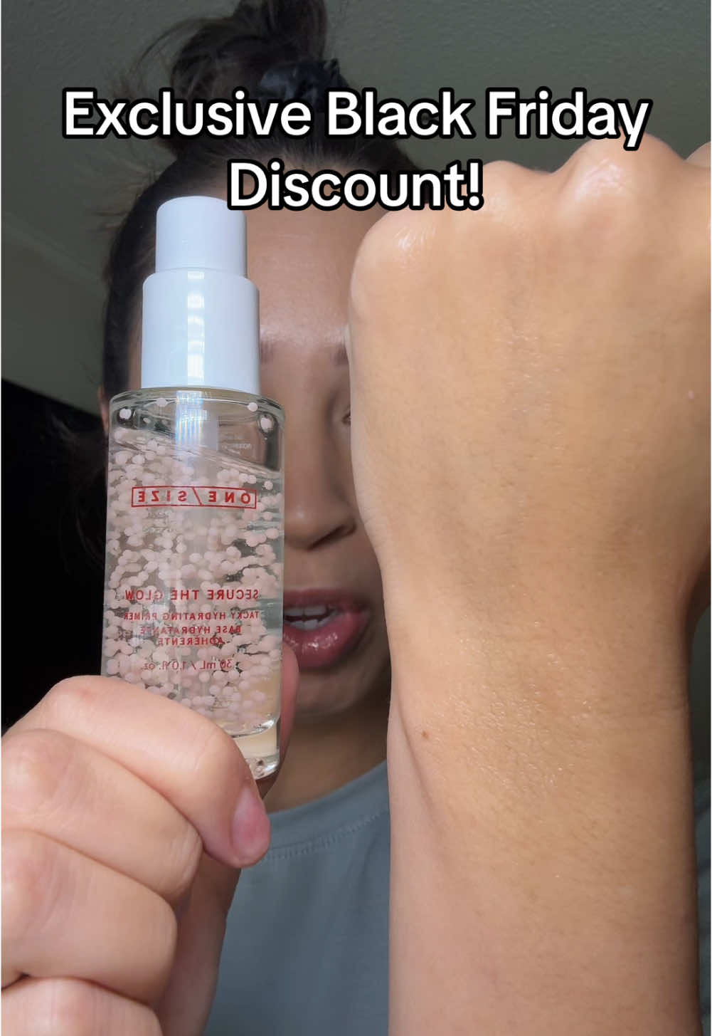 Get the best discount on the Secure the Glod Tacky Hydrating Primer right here on Tiktok Shop! @ONE SIZE BEAUTY #onesizebeauty #makeupprimer #securetheglow #hydratingprimer #tackyprimer #makeup #makeupbase #skinhydration #dryskin #tiktokshopblackfriday #tiktokshopcybermonday