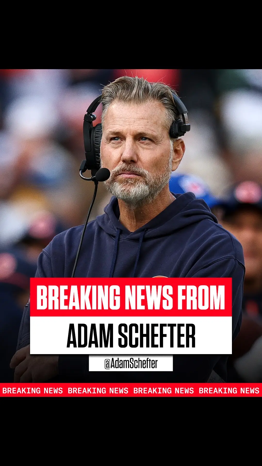 Breaking: The #ChicagoBears have fired head coach Matt Eberflus. Offensive coordinator Thomas Brown will serve as interim head coach, per Adam Schefter. #nfl 