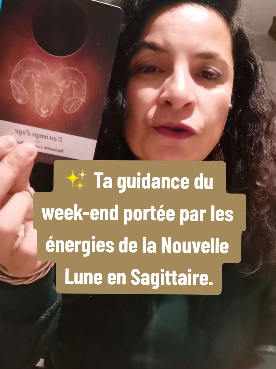 🎁 Prise de RDV sur mon profil. #nouvellelune #sagittaire #tiragedecarte #oraclereading 