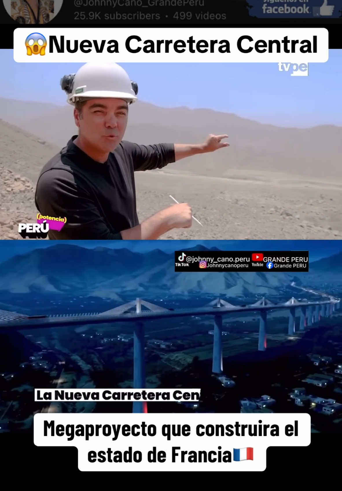 #proyecto #peru #gastronomiaperuana #construcción Francia Construira la Nueva Carretera Central