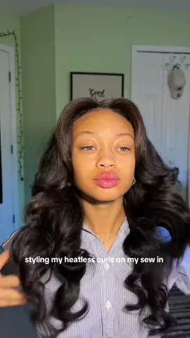 My go to protective style for the curlssss😍 #hair #heatlesscurls 