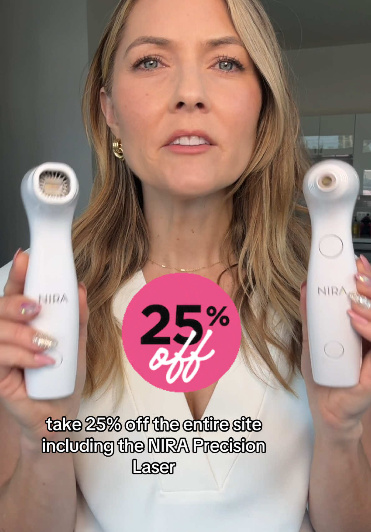 NIRA’s Black Friday sale is here! For a limited time, save 25% off when you use my code. Shop via the link in my b1o. #beautybeyond40 #blackfriday#niralaser #nirapro #niraprecision #hoodedeyes #crowsfeet #wrinkles #beautydevice #matureskin #over40 #over50 