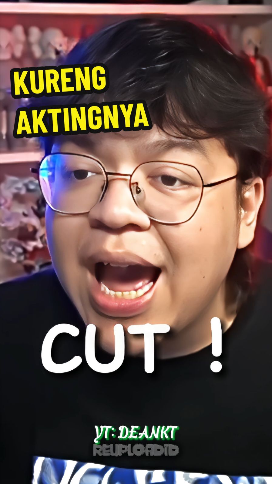 CUT NURDIN CUT, MANA AIR MATANYA !! #fypシ゚viral #deankt #deanktnocounter #deanktreaction