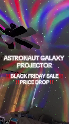 ONLY $29.99!! This astronaut Galaxy projector is such a cool way to light up your kids bedroom!! #blackfriday #sale #blackfridaydeals #tiktokshopcybermonday #tiktokshopblackfriday #giftideas #gift #christmas #christmasgift #kidsoftiktok #kidsgiftideas #rossetta #galaxy #galaxyprojector #astronautgalaxyprojector #kidsbedroom #kidsroomdecor #giftsunder50 