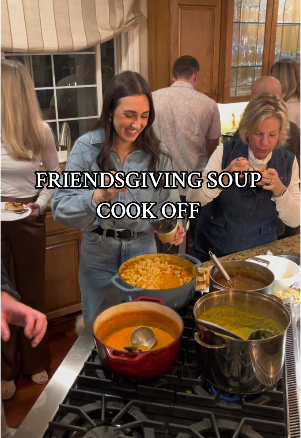 Everyone leaves the soup cook off a winner 🏆 #soup #soupcookoff #friendsgiving #thanksgiving #friendsgivingrecipes #friendsgiving2024 #friendsgivingdinner #dinnerparty #dinner #soupseason #soupszn #dinnerwithfriends