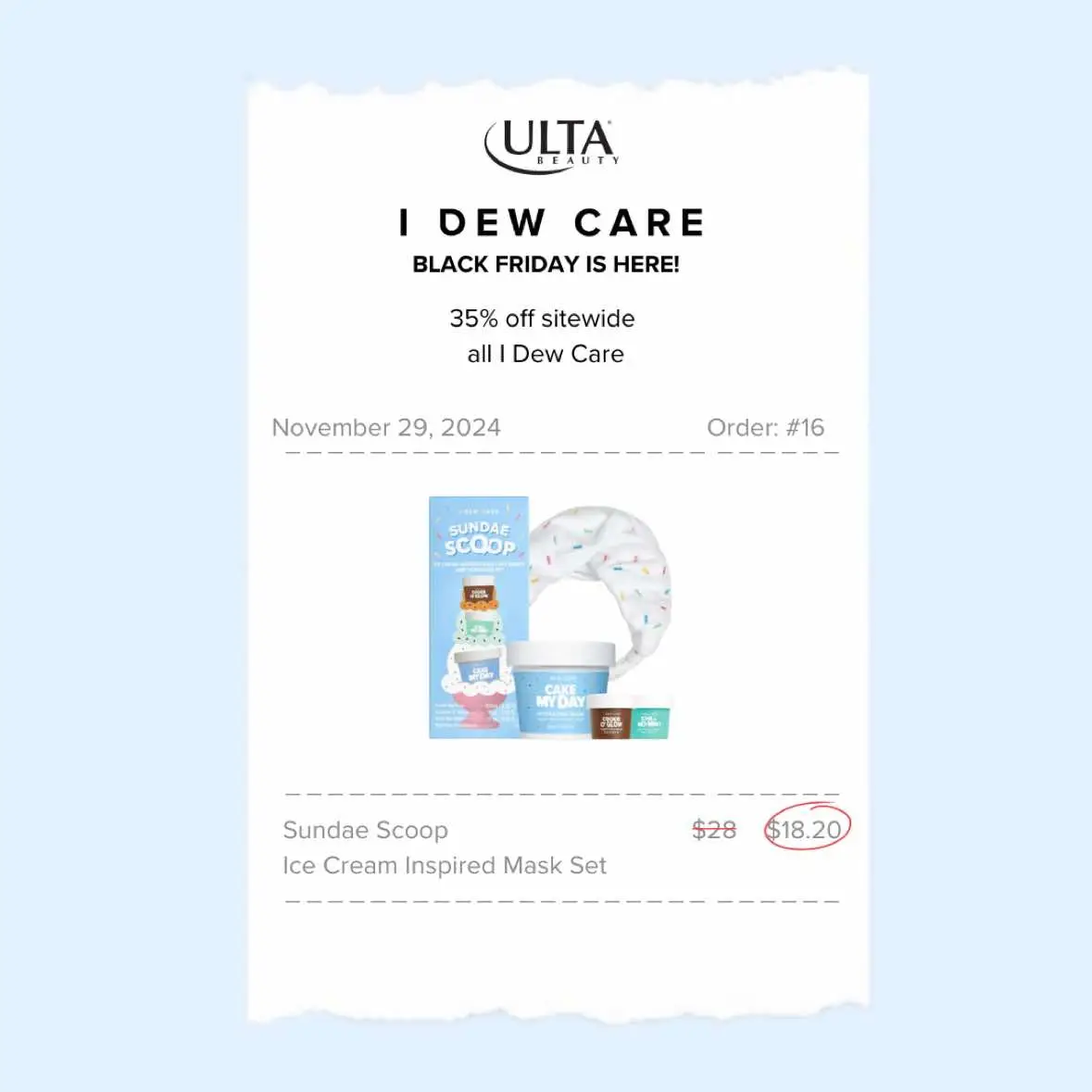 @Ulta Beauty is calling with their Black Friday sale: 35% off all I Dew Care online and in-store  Tag a friend that owes you a trip to Ulta ⬇️ #idewcare #ulta #ultabeauty #kbeauty #koreanskincare 