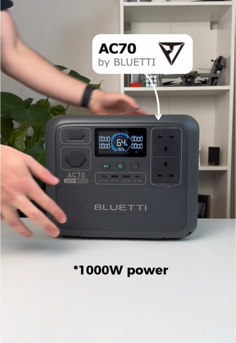 I tested this Bluetti AC70 Power Station to its limit! ⚡ The results blew my mind 🤯 This power station is perfect for camping trips as it can power all of your devices while still being portable! 🏔️ It’s on offer for Black Friday through the 🔗 in my b!0! 🤑 Use code TDBU5O for extra 5% off on BLUETTI official site or code USKOL5OFF for extra 5% off Amazon valid until 12/31 📅 #tech #gadget #amazonfinds #powerstation #bluetti #bluettiac70 #BluettiBlackFriday2024 #lifehacks #campersoftiktok #tiktokmademebuyit #producttesting