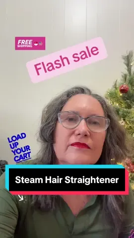 Pro Steam Hair Straightener Brush - Hydrates hair while straightening fast #haircare #steamhairstraightener #hairstrsightener #flashsale #onsalenow️️️🔥🔥🔥🔥 #tiktokshopblackfriday #tiktokshopcybermonday #giftguide #ttsdelight #spotlightfinds @wavytalkofficial 