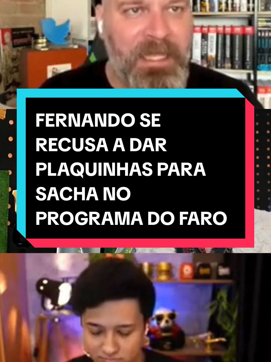 FERNANDO SE RECUSA A DAR PLAQUINHAS PARA SACHA NO PROGRAMA DO FARO  #afazenda16 #afazenda16 #sachabali #dieguinho #fernandopresto 